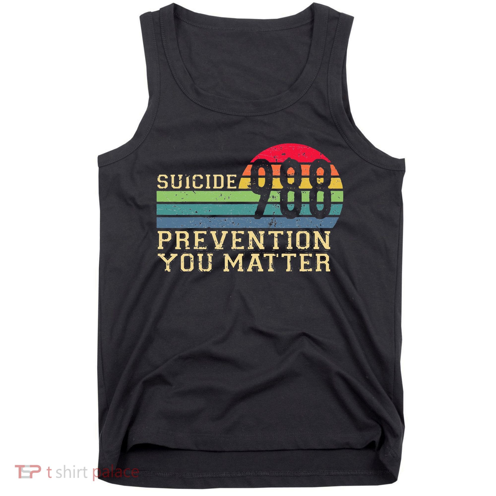 988 Suicide Prevention Awareness Mental Health Tank Top