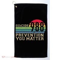 988 Suicide Prevention Awareness Mental Health Golf Towel thumb 0