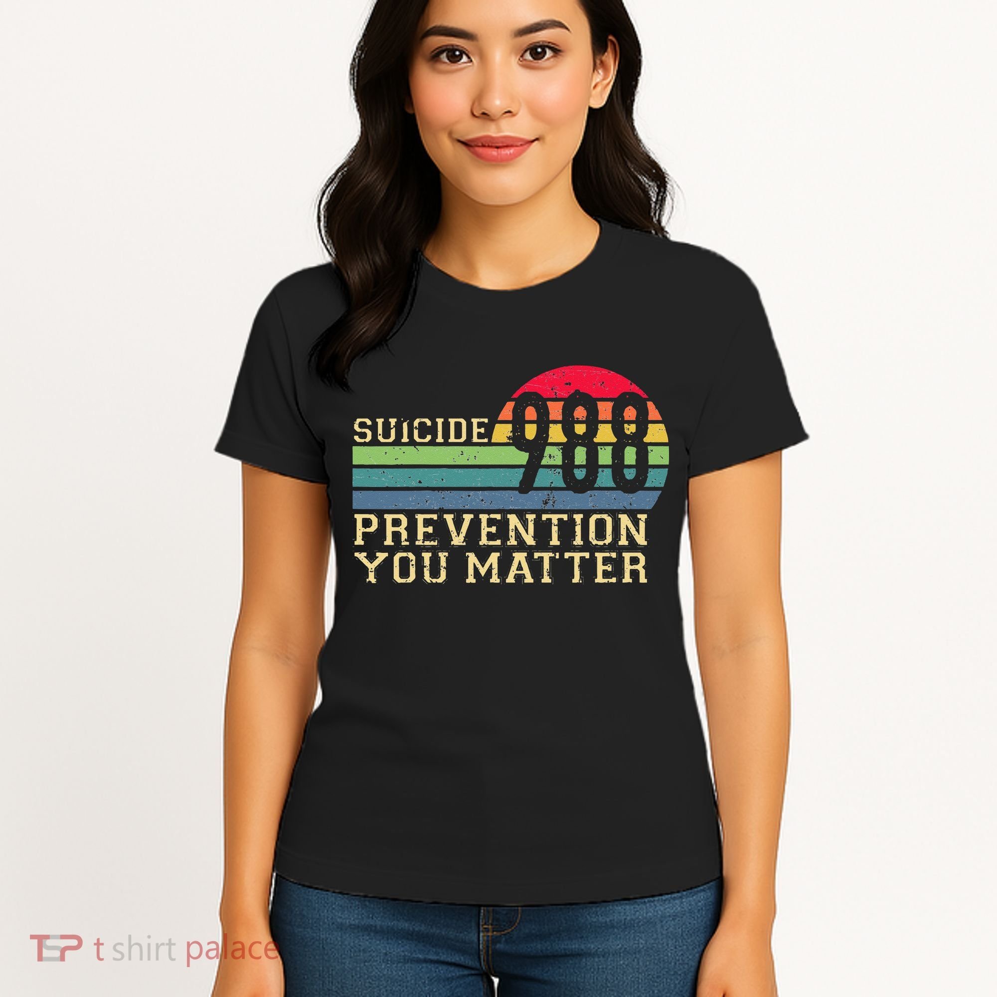 988 Suicide Prevention Awareness Mental Health Women's T-Shirt