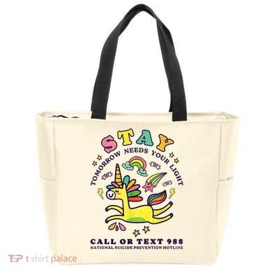 988 Suicide Prevention Tomorrow Needs You Retro Tote Bag