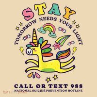 988 Suicide Prevention Tomorrow Needs You Retro Tote Bag thumb 4