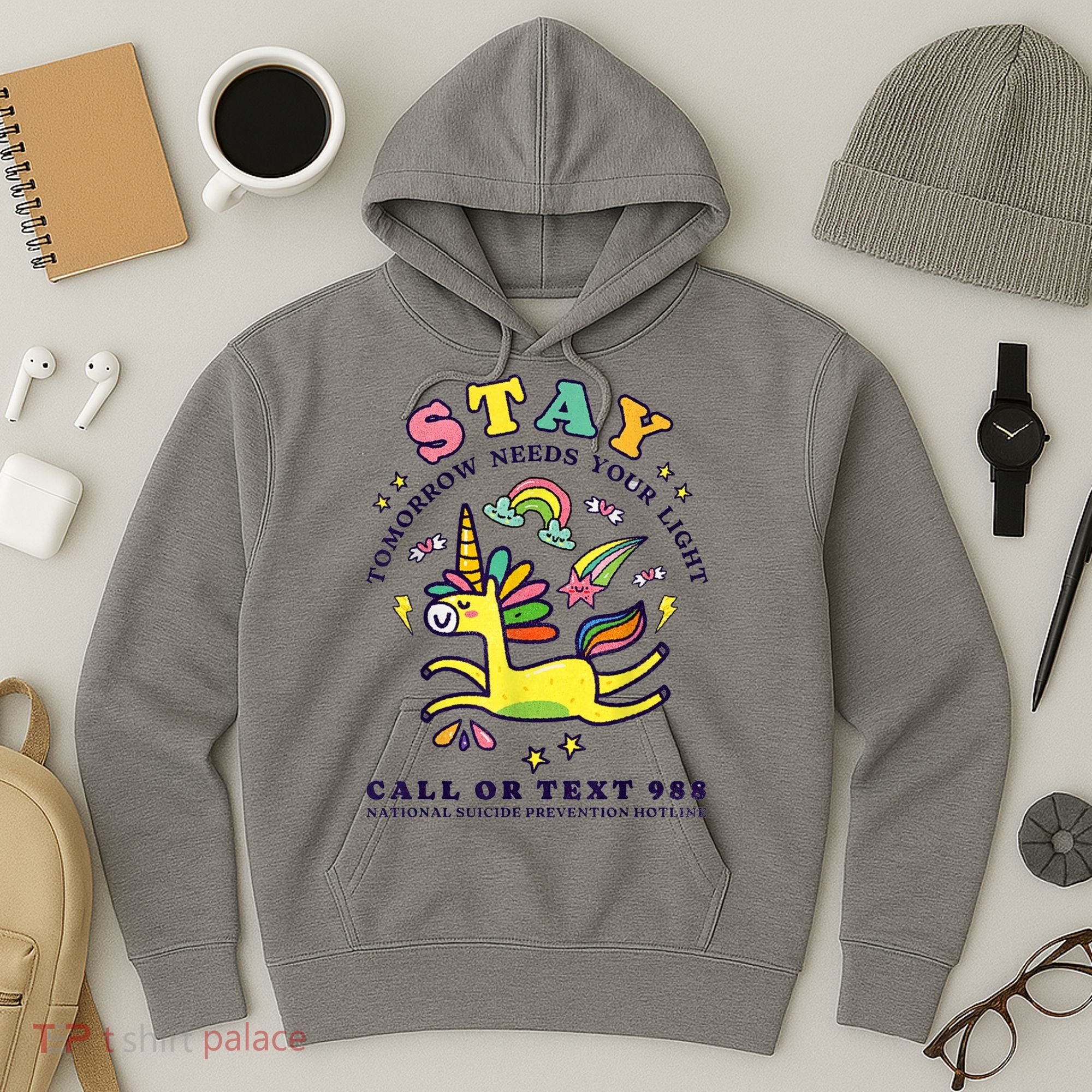 988 Suicide Prevention Tomorrow Needs You Retro Hoodie