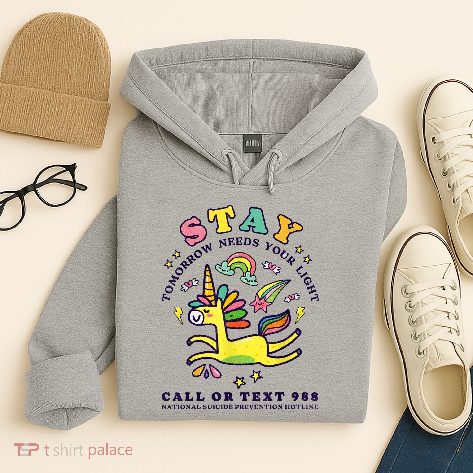 988 Suicide Prevention Tomorrow Needs You Retro Hoodie