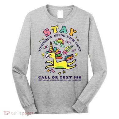 988 Suicide Prevention Tomorrow Needs You Retro Long Sleeve Shirt