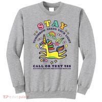 988 Suicide Prevention Tomorrow Needs You Retro Sweatshirt thumb 0