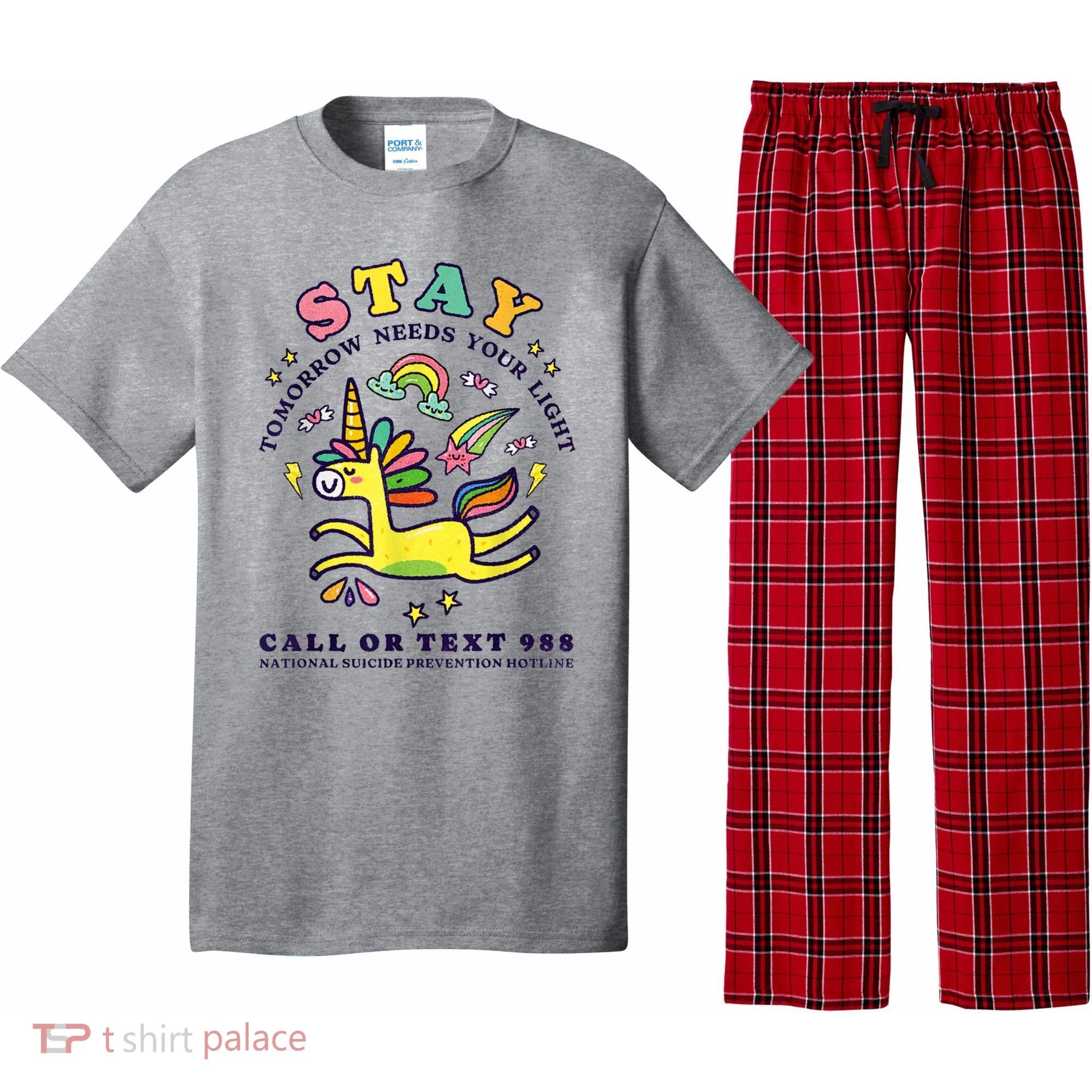 988 Suicide Prevention Tomorrow Needs You Retro Pajama Set