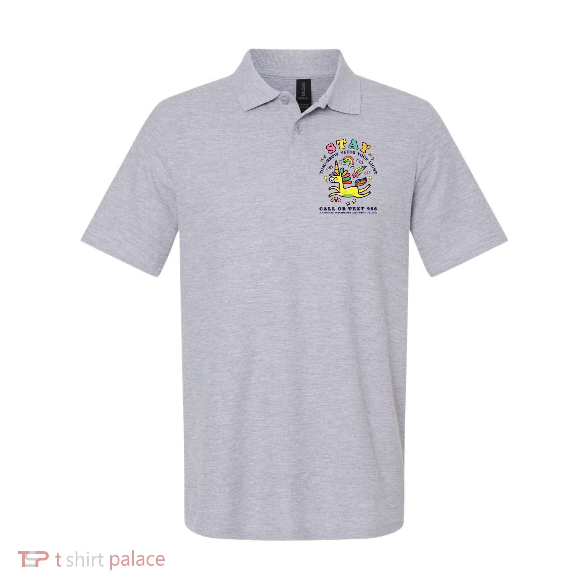 988 Suicide Prevention Tomorrow Needs You Retro Polo