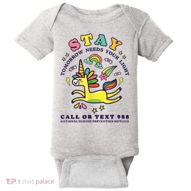988 Suicide Prevention Tomorrow Needs You Retro Baby Bodysuit