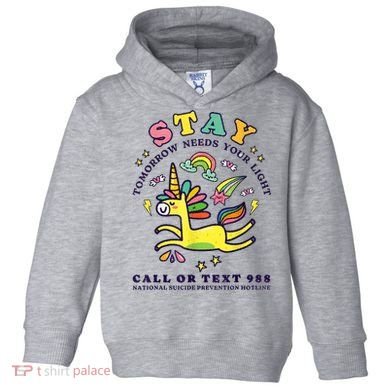 988 Suicide Prevention Tomorrow Needs You Retro Toddler Hoodie