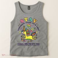 988 Suicide Prevention Tomorrow Needs You Retro Tank Top thumb 2