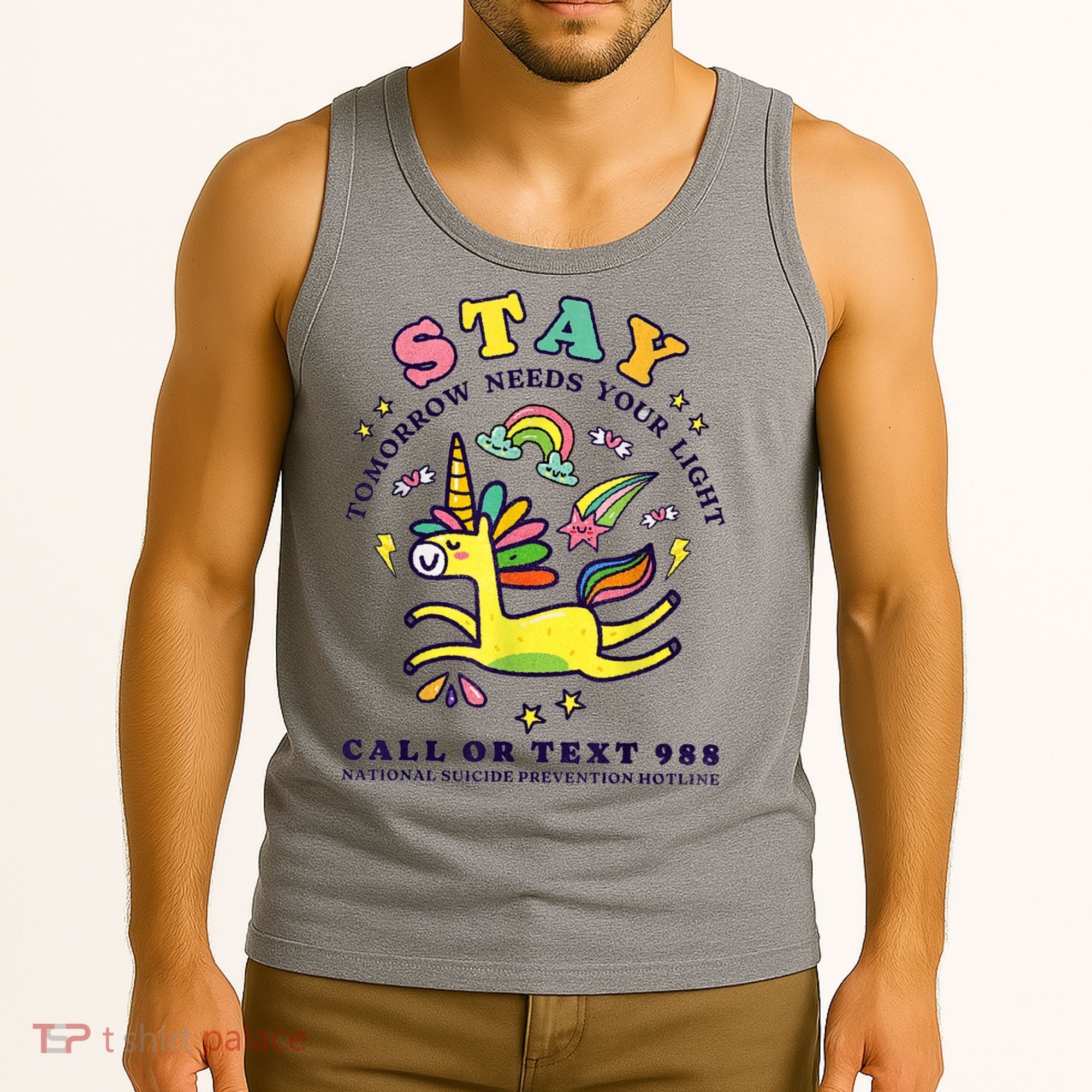 988 Suicide Prevention Tomorrow Needs You Retro Tank Top