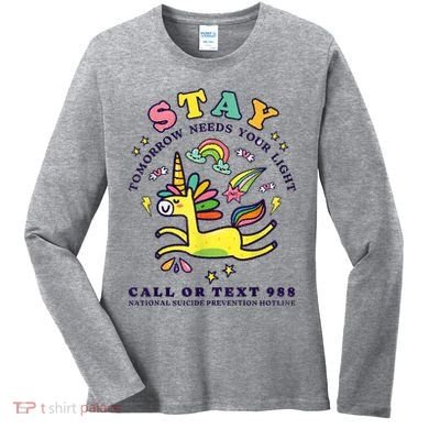 988 Suicide Prevention Tomorrow Needs You Retro Women's Long Sleeve Shirt