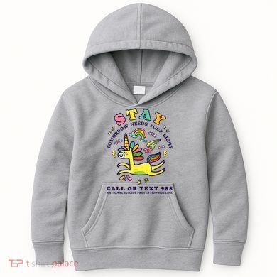 988 Suicide Prevention Tomorrow Needs You Retro Kids Hoodie