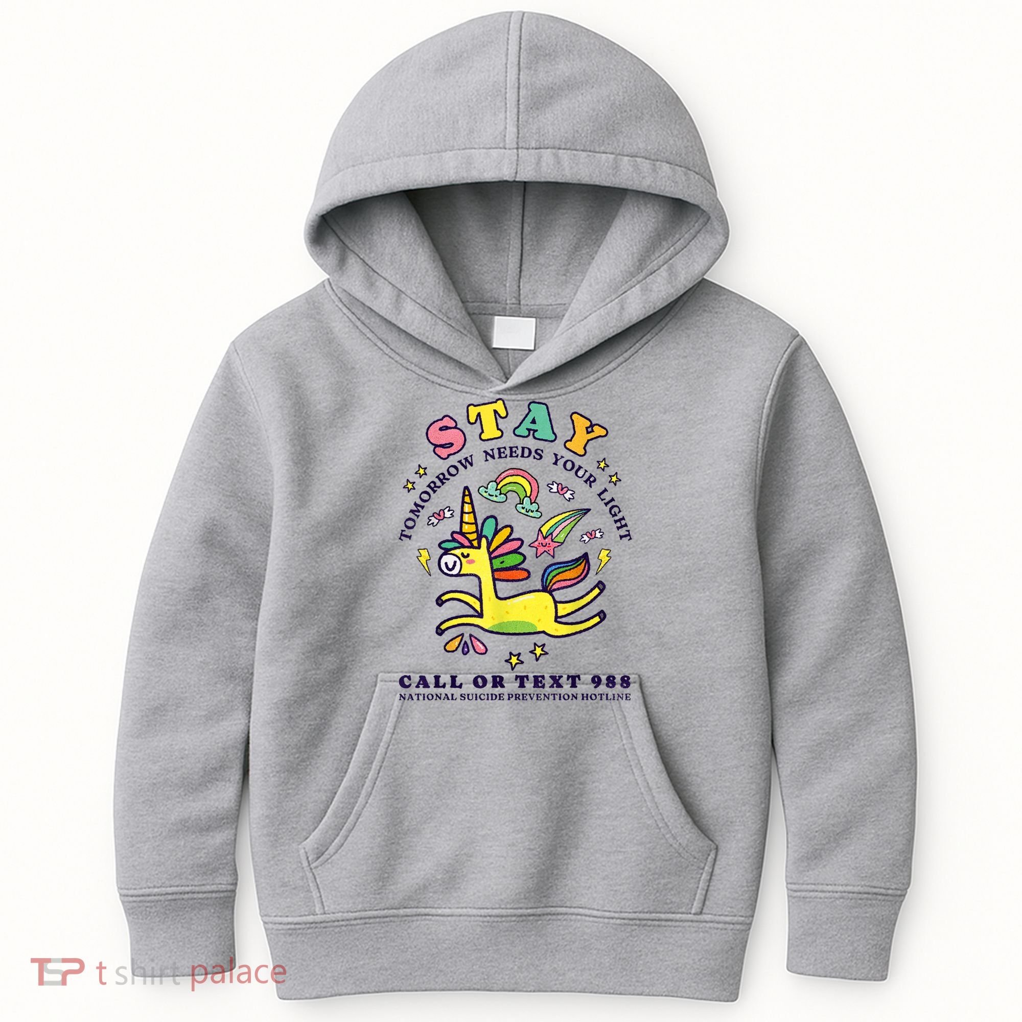988 Suicide Prevention Tomorrow Needs You Retro Kids Hoodie