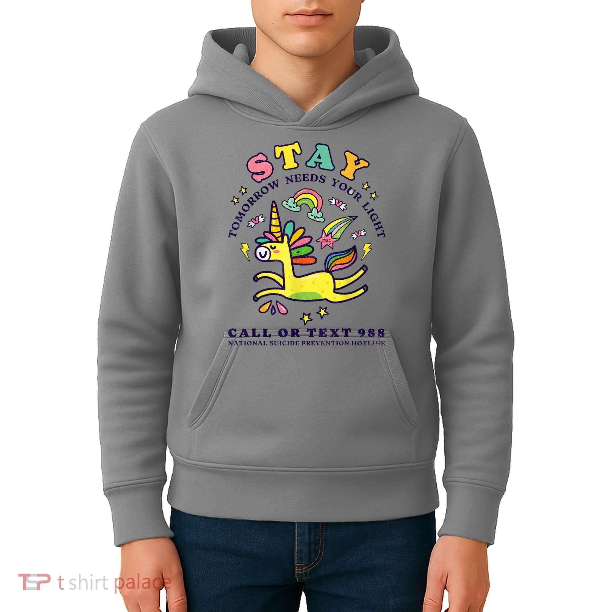 988 Suicide Prevention Tomorrow Needs You Retro Kids Hoodie