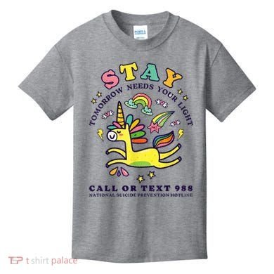 988 Suicide Prevention Tomorrow Needs You Retro Kids T-Shirt