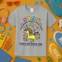 988 Suicide Prevention Tomorrow Needs You Retro Kids T-Shirt thumb 3
