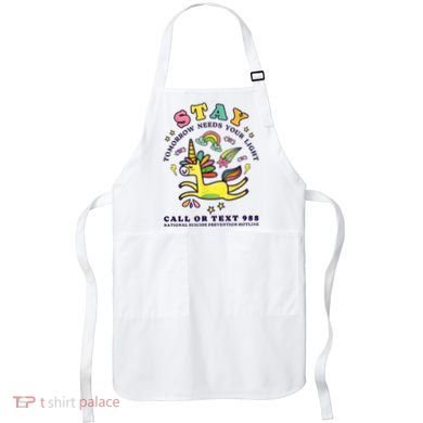 988 Suicide Prevention Tomorrow Needs You Retro Apron