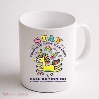 988 Suicide Prevention Tomorrow Needs You Retro Coffee Mug thumb 1
