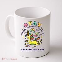 988 Suicide Prevention Tomorrow Needs You Retro Coffee Mug thumb 0