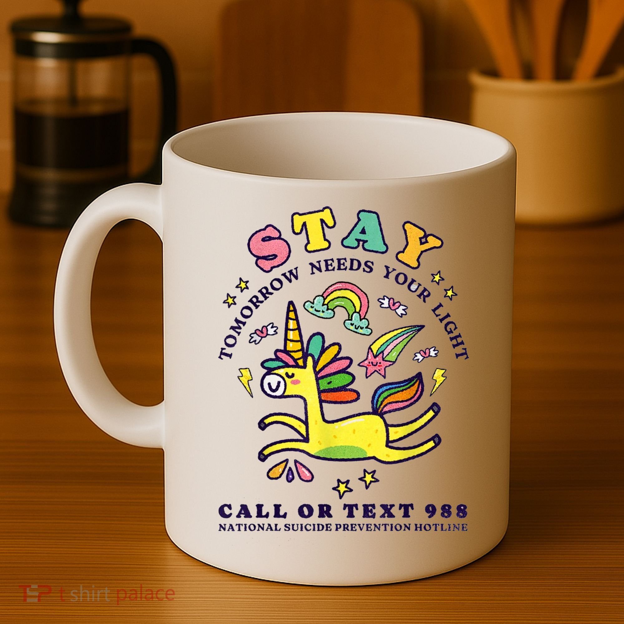 988 Suicide Prevention Tomorrow Needs You Retro Coffee Mug