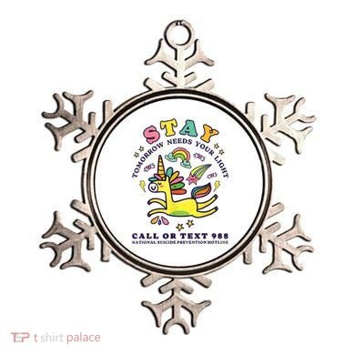 988 Suicide Prevention Tomorrow Needs You Retro Ornament