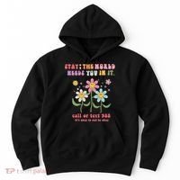 988 Suicide Prevention Retro Groovy Stay The World Needs You Hoodie thumb 0