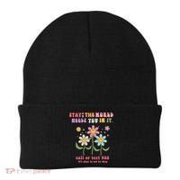 988 Suicide Prevention Retro Groovy Stay The World Needs You Beanie thumb 0