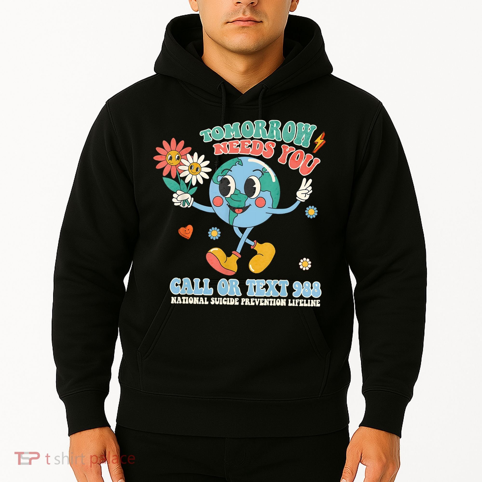 988 Suicide Prevention Stay Tomorrow Needs You Mental Health Hoodie