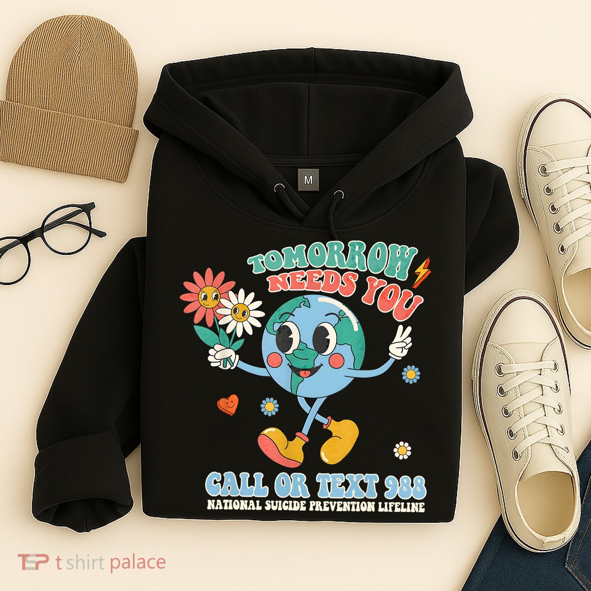 988 Suicide Prevention Stay Tomorrow Needs You Mental Health Hoodie