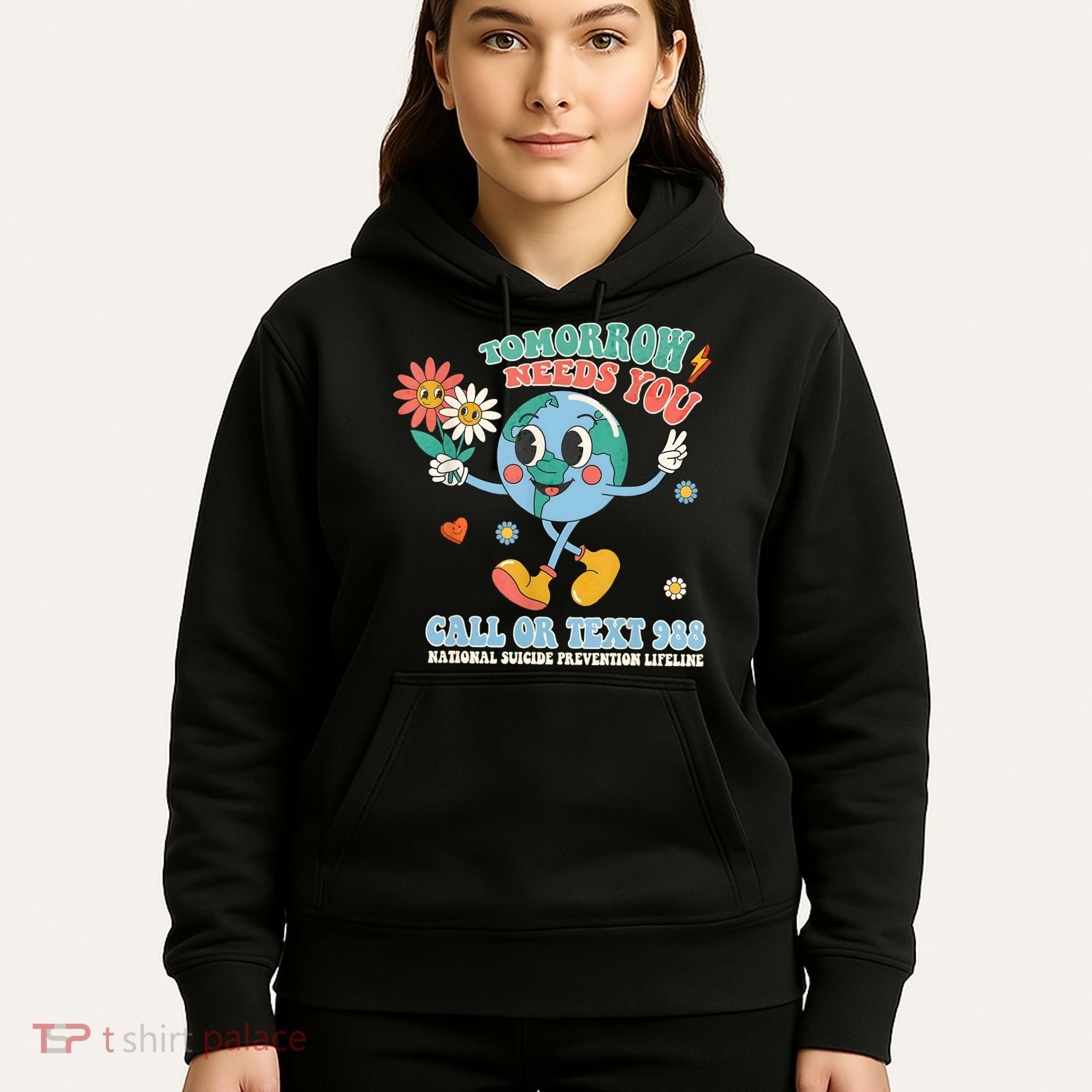 988 Suicide Prevention Stay Tomorrow Needs You Mental Health Hoodie