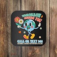 988 Suicide Prevention Stay Tomorrow Needs You Mental Health Coaster thumb 0