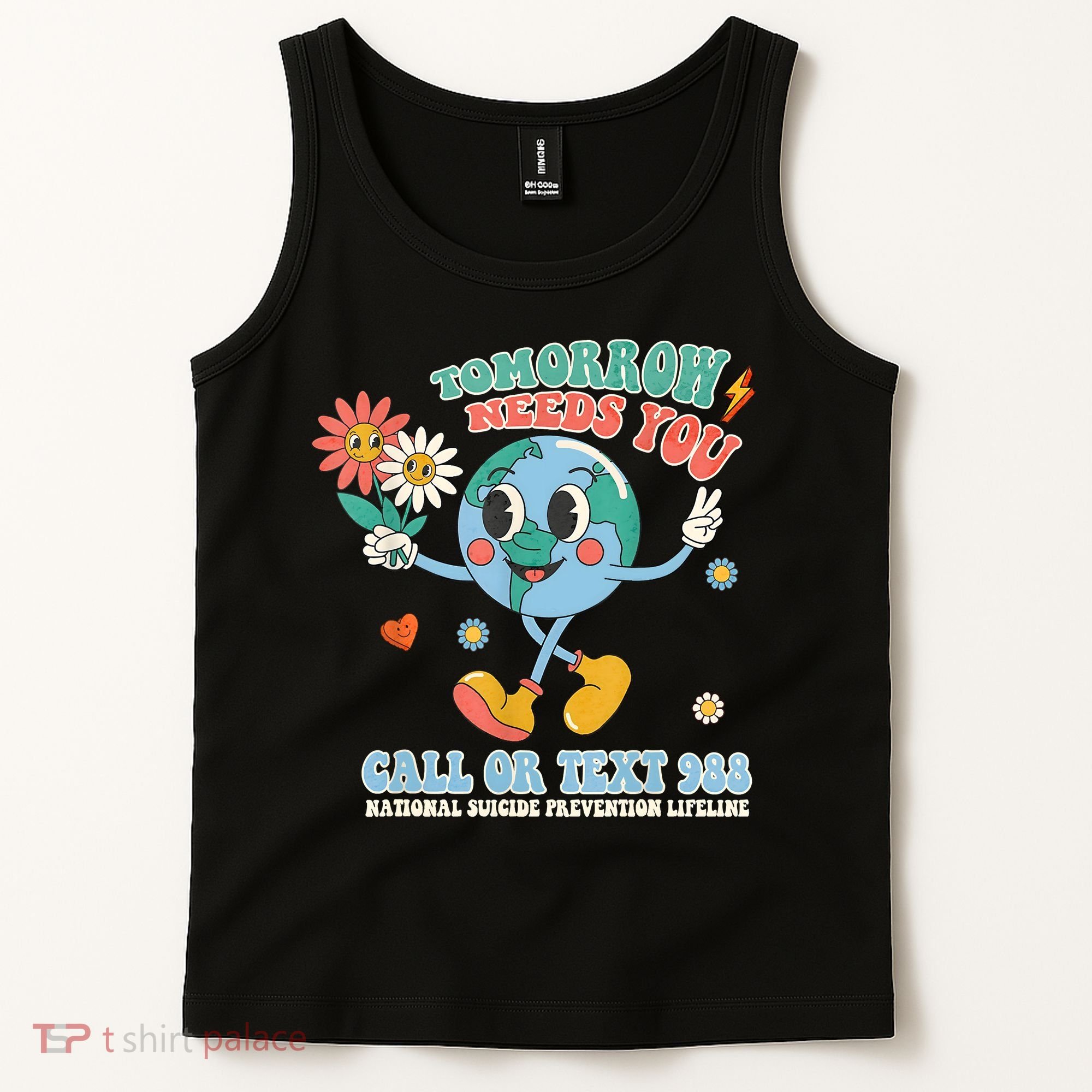 988 Suicide Prevention Stay Tomorrow Needs You Mental Health Tank Top