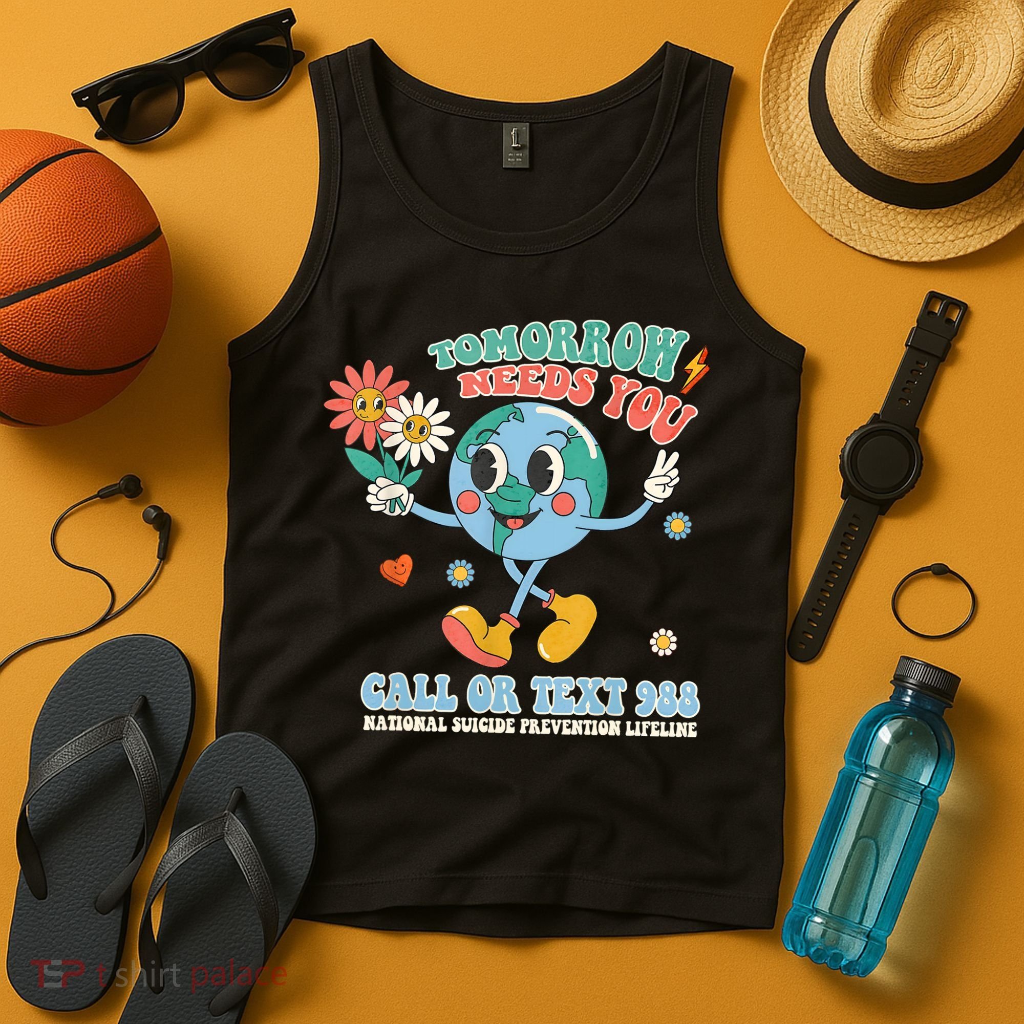 988 Suicide Prevention Stay Tomorrow Needs You Mental Health Tank Top