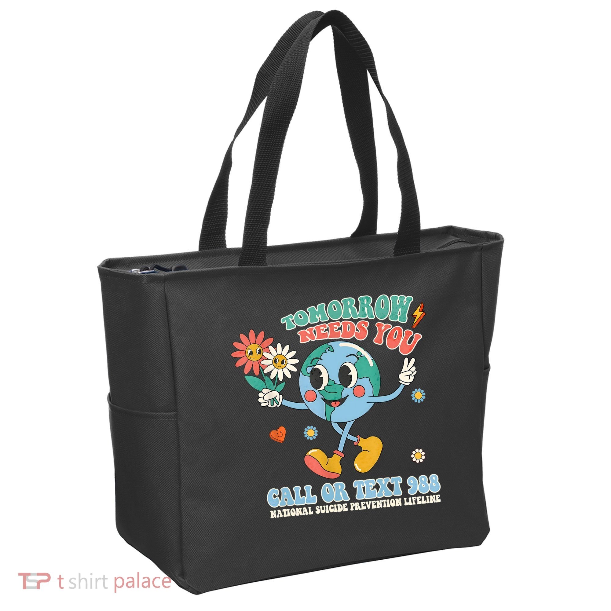 988 Suicide Prevention Stay Tomorrow Needs You Mental Health Tote Bag