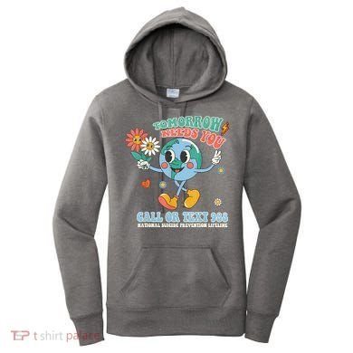 988 Suicide Prevention Stay Tomorrow Needs You Mental Health Women's Hoodie