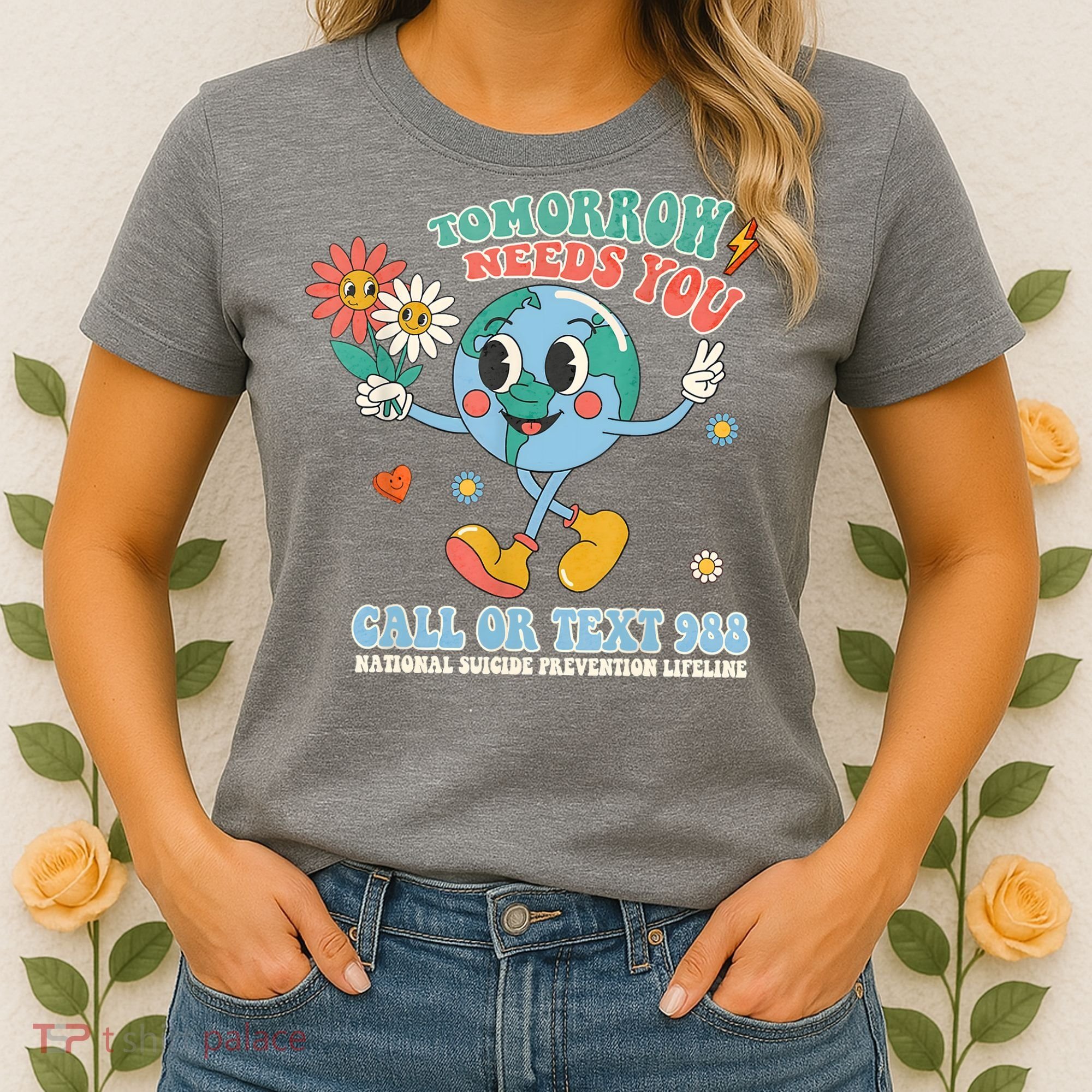 988 Suicide Prevention Stay Tomorrow Needs You Mental Health Women's T-Shirt