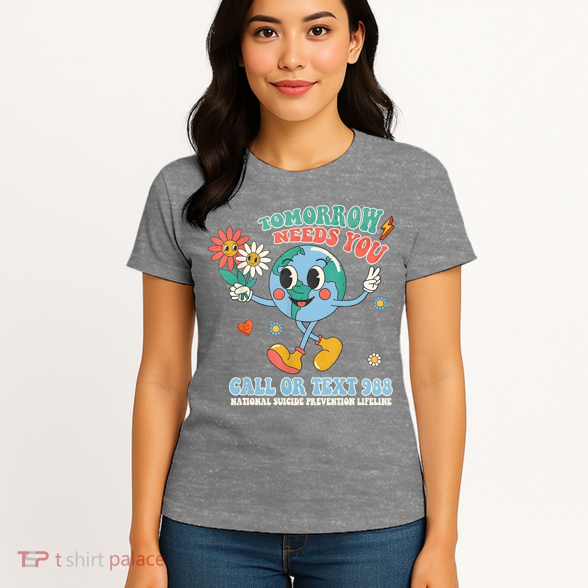988 Suicide Prevention Stay Tomorrow Needs You Mental Health Women's T-Shirt