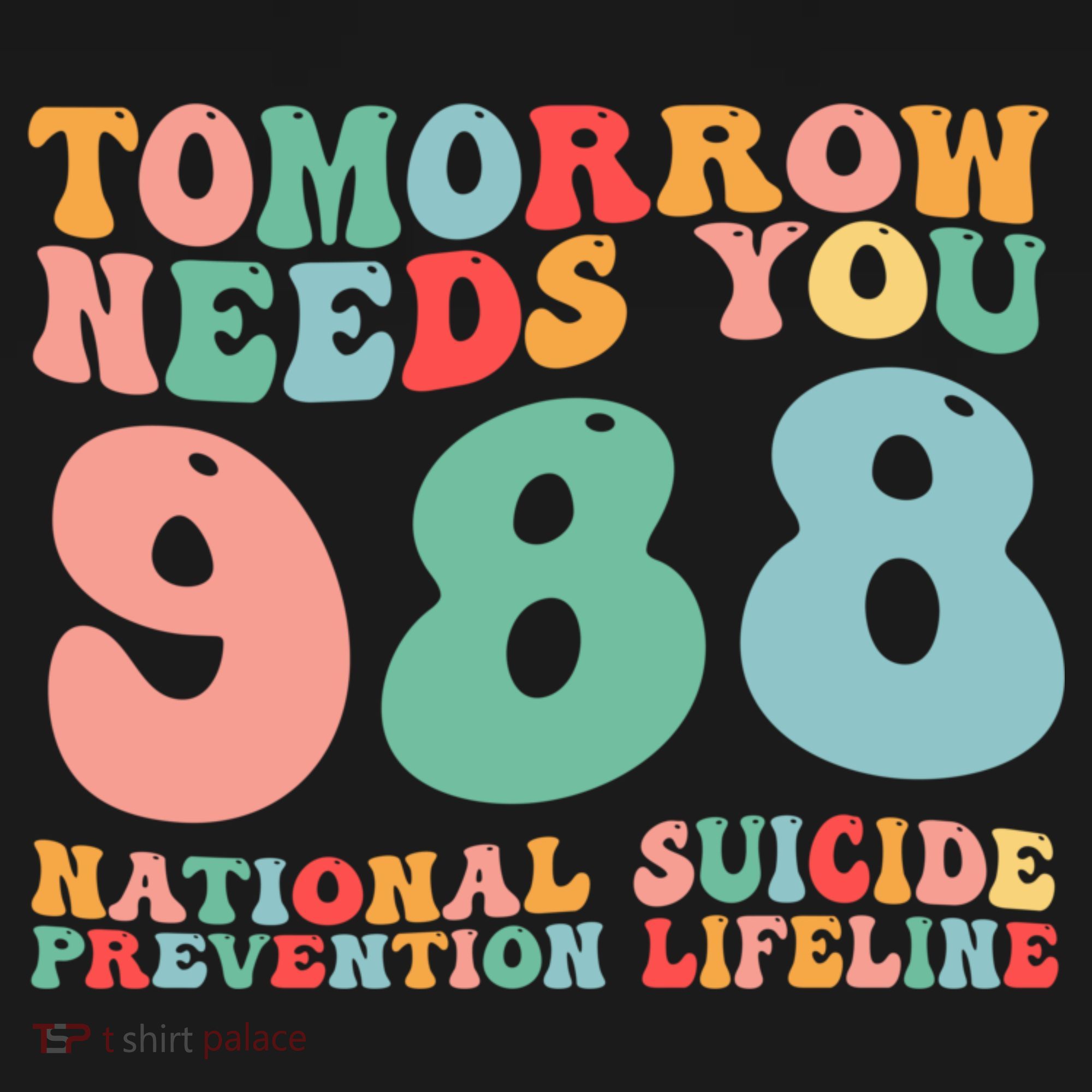988 Suicide Prevention National Suicide Prevention Lifeline USA-Made Doggie Bandana