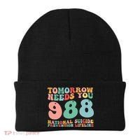 988 Suicide Prevention National Suicide Prevention Lifeline Beanie thumb 0