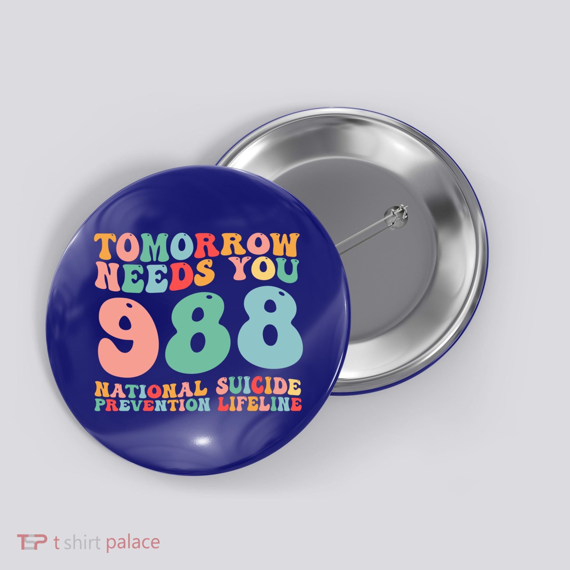 988 Suicide Prevention National Suicide Prevention Lifeline Button