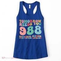 988 Suicide Prevention National Suicide Prevention Lifeline Women's Tank Top thumb 0