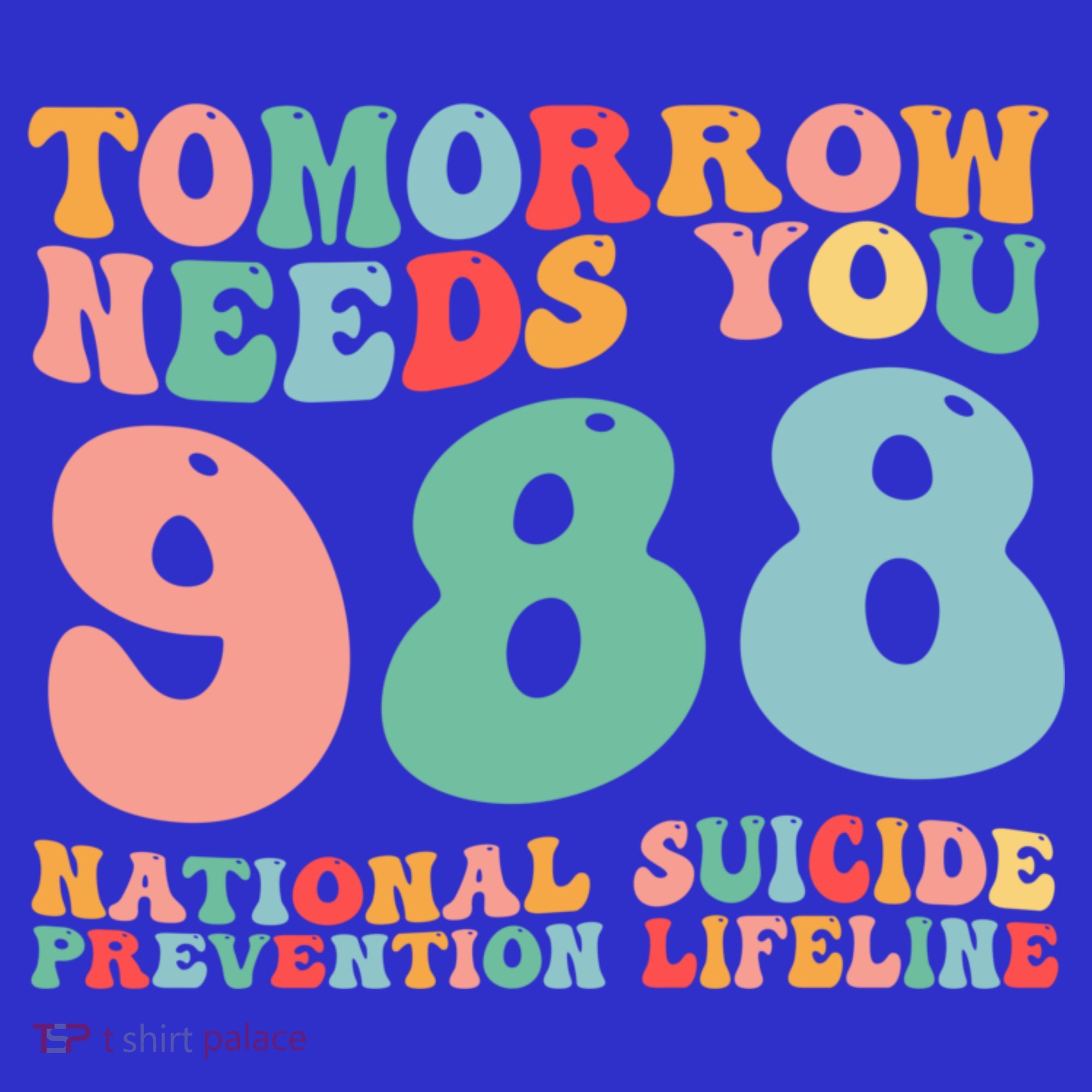 988 Suicide Prevention National Suicide Prevention Lifeline Women's Tank Top