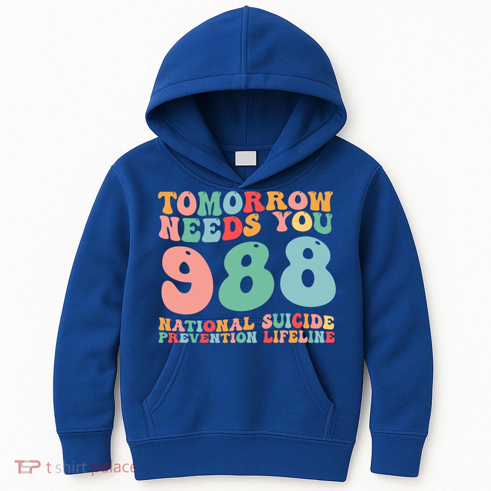 988 Suicide Prevention National Suicide Prevention Lifeline Kids Hoodie