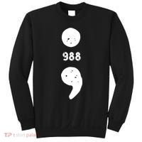 988 Suicide Prevention 988 Comma Sweatshirt thumb 0