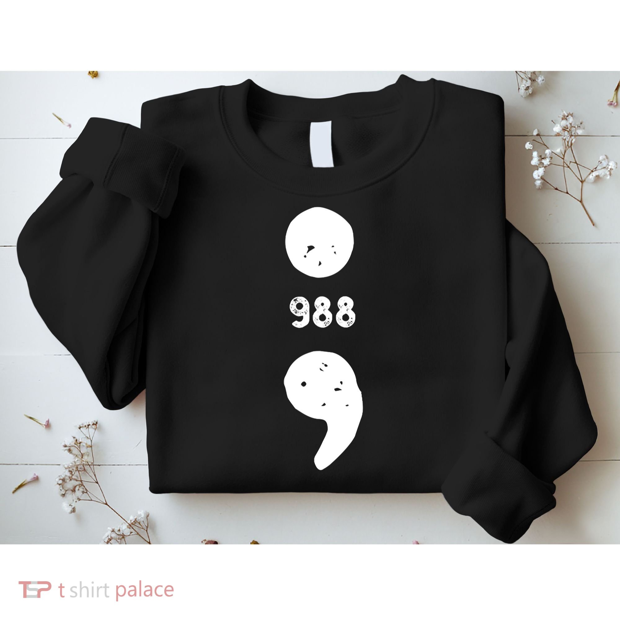 988 Suicide Prevention 988 Comma Sweatshirt