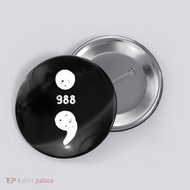 988 Suicide Prevention 988 Comma Button