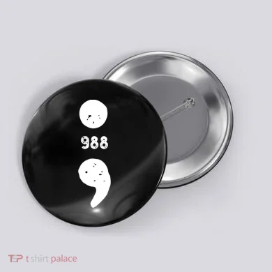 988 Suicide Prevention 988 Comma Button