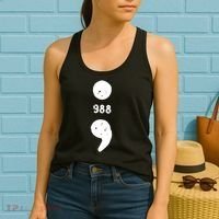 988 Suicide Prevention 988 Comma Women's Tank Top thumb 2