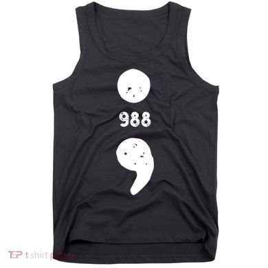988 Suicide Prevention 988 Comma Tank Top